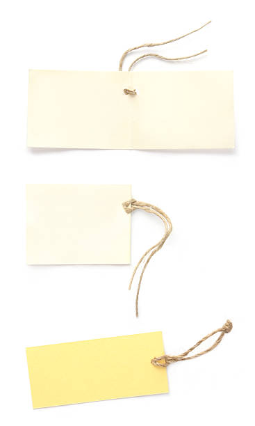 Kolekcja etykiet papierowych z pieknym cienie na białym – zdjęcie