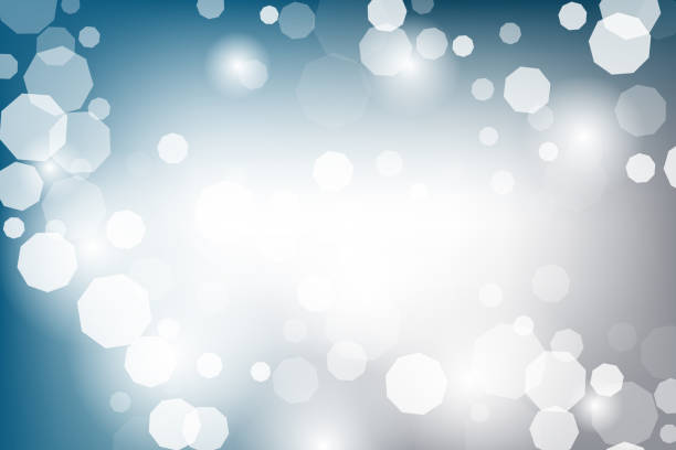 istock Colorful blury glowing background. Vector holiday banner with lights and bokeh texture. Winter seasonal soft backdrop. 1183284052