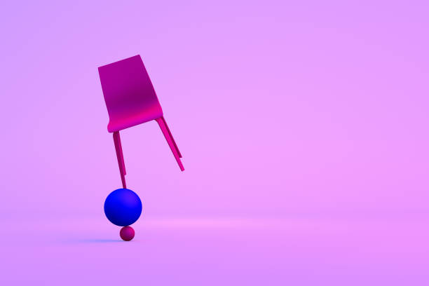 istock Balance with Chair, Minimal Concept 1183290234