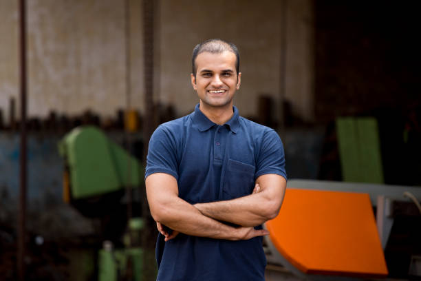 istock Positive male architect at construction site 1183291872