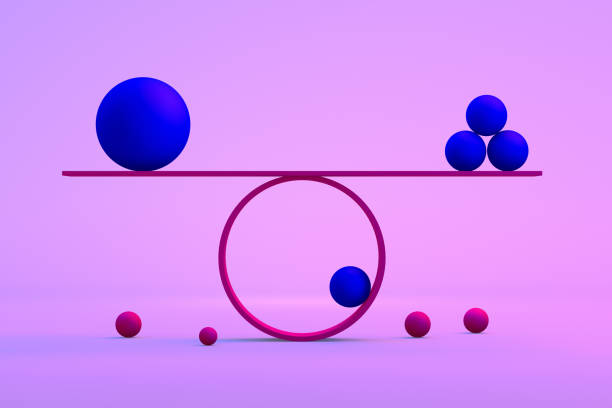 istock Balance, Minimal Concept, Neon Lights 1183292015