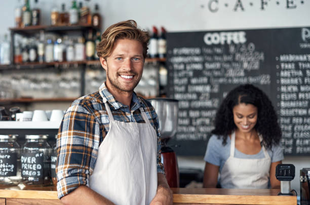 istock I succeed with a combination of quality blends and friendly service 1183292256