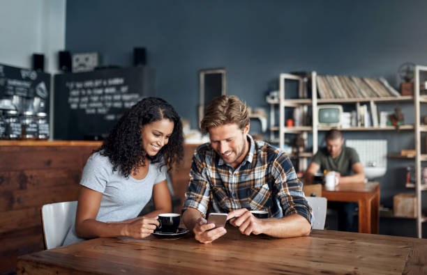 istock I'm telling everyone about this great coffee shop 1183292345
