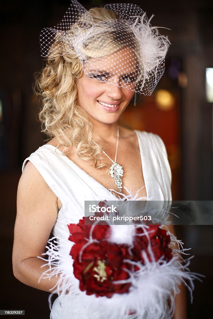 Bride with bouquet  Adult Stock Photo