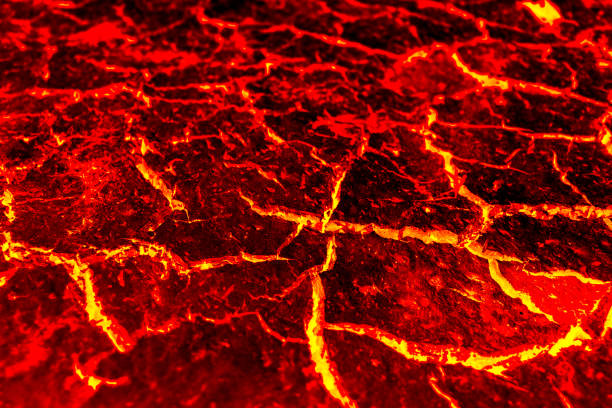 the surface of the lava. background