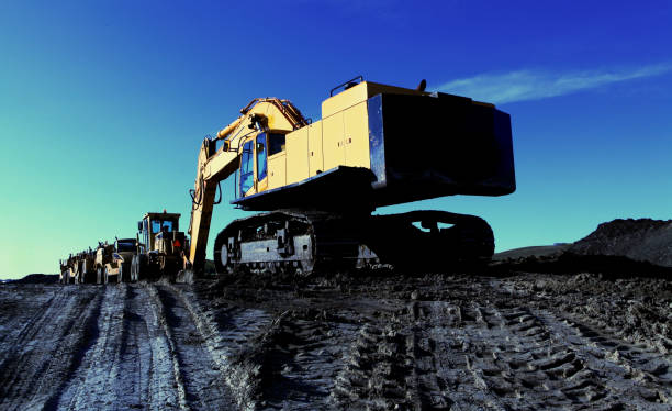 istock Heavy land moving equipment in Cochrane, Alberta, Canada 1183296435