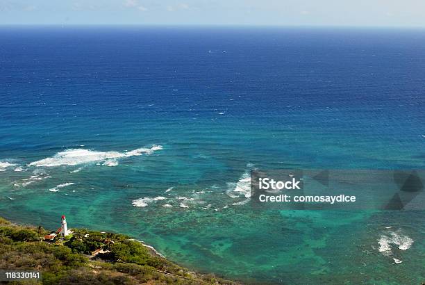 Cabeça De Diamante Faroloahu Havaí - Fotografias de stock e mais imagens de Ao Ar Livre - Ao Ar Livre, Azul, Azul Turquesa