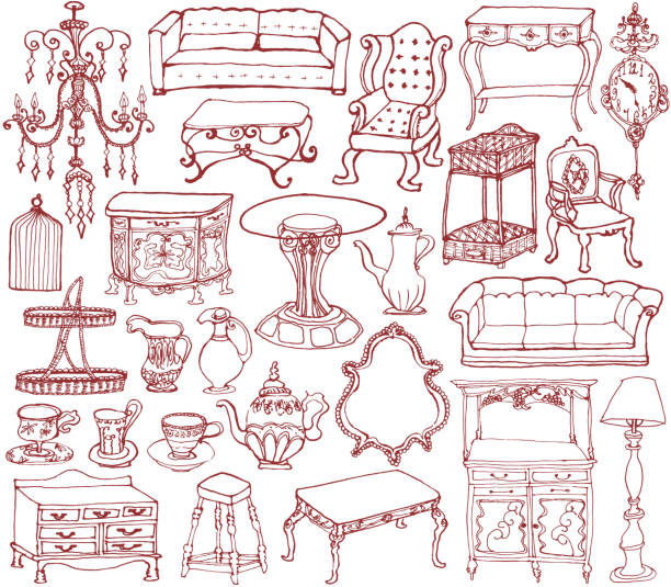 vintage furniture and accessories.