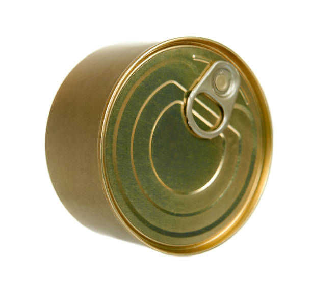 istock Can with opener. Canned prepared food, conserved snack. 1183305549