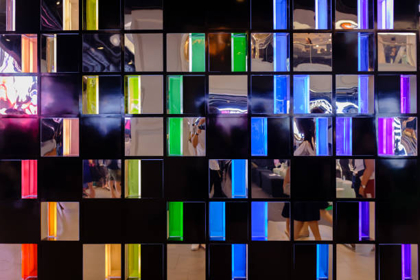 istock color glass and mirror reflection facade wall 1183305636