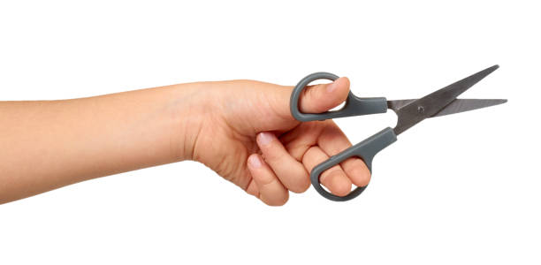 istock Little scissors for kids. Preschool education supply. 1183307104