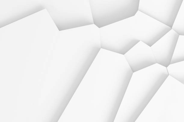 istock Light digital texture of different-sized blocks of different shapes towering one above the other, casting shadows 3d illustration 1183311194