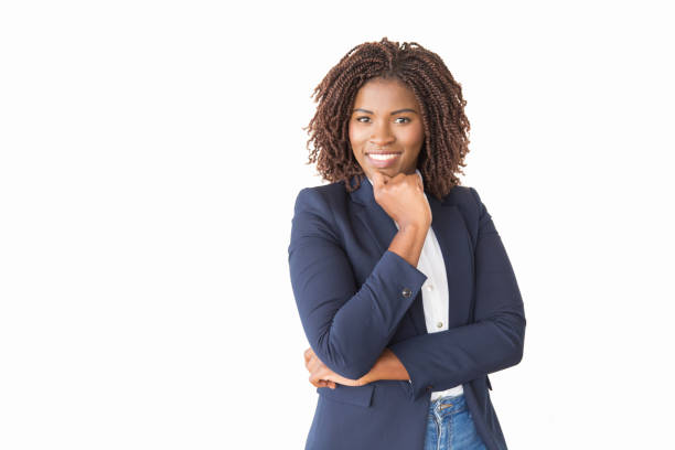 istock Happy successful female professional looking at camera 1183313517