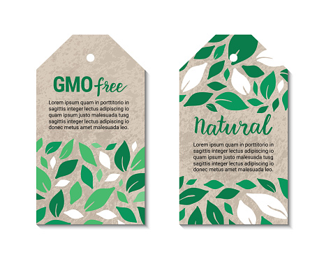 Vegetable Tag Example Vegetable Tags With Salad Leaves Stock Illustration - Download Image ...