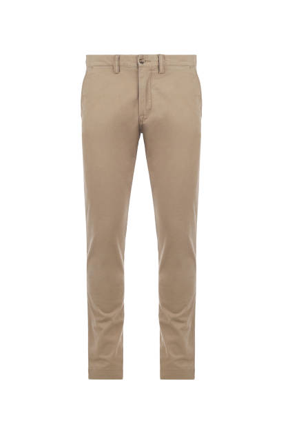 istock Front views of brown trousers 1183321819