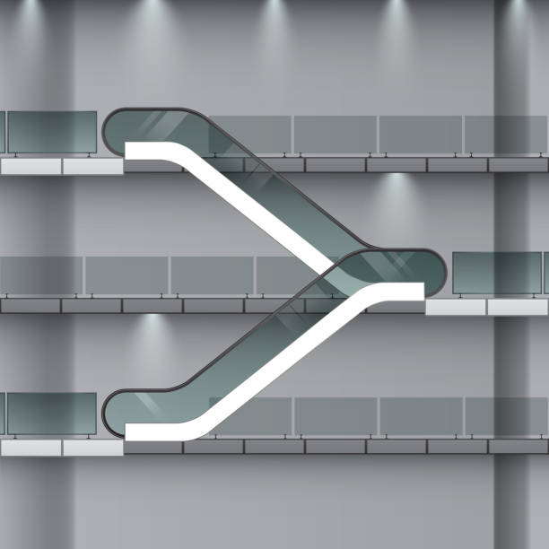 140+ Glass Escalator Stock Illustrations, Royalty-Free Vector