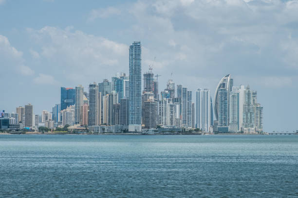 istock Skyscraper  skyline , coast and ocean - Panama City downtown 1183331337