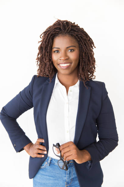 istock Happy cheerful professional holding glasses 1183339148