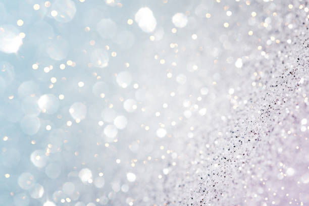 istock Chritmas light background with snow and blue sky. 1183341192