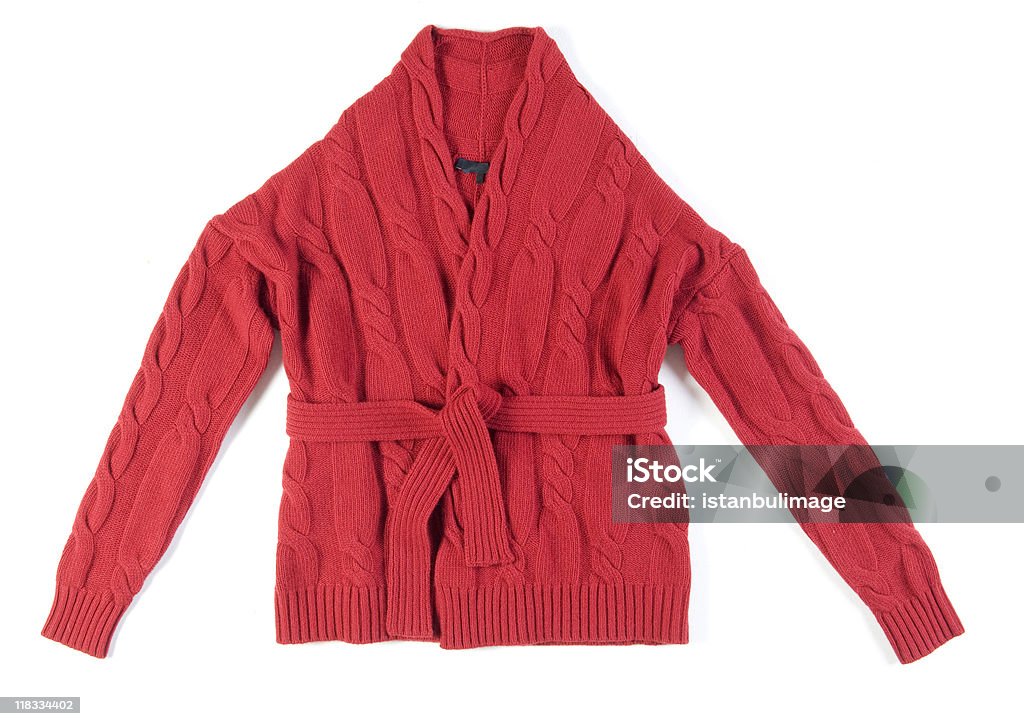 Maglia rosso - Foto stock royalty-free di Capo di vestiario