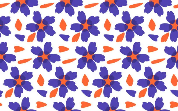 Vector illustration of Seamless Floral Pattern Vector
