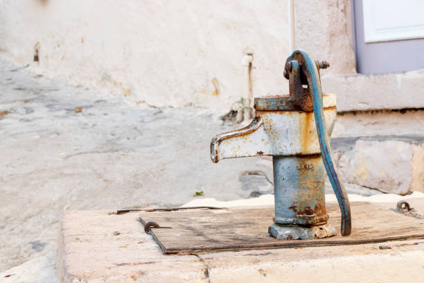 An old water pump