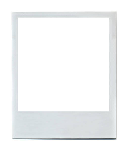 istock White photo frame. Old style photo picture for design 1183352589