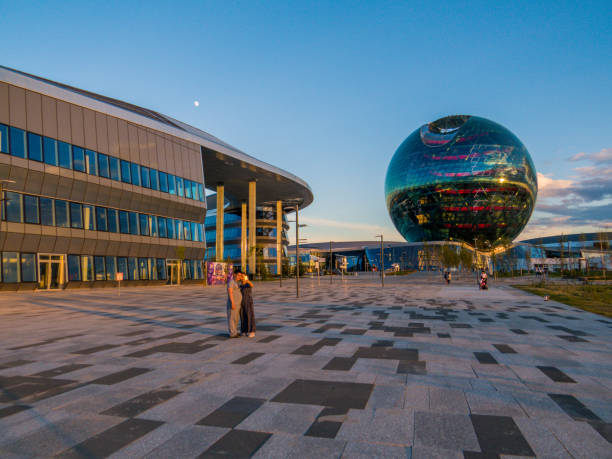 EXPO 2017 complex, Nur-Sultan, Kazakhstan stock photo