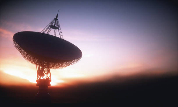 istock Giant Satellite Dishe for Signal 1183358144