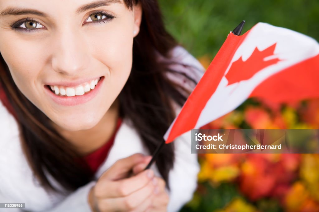 Canada Day  16-17 Years Stock Photo