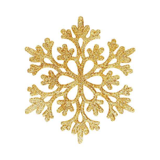 Decorative christmas snowflake isolated