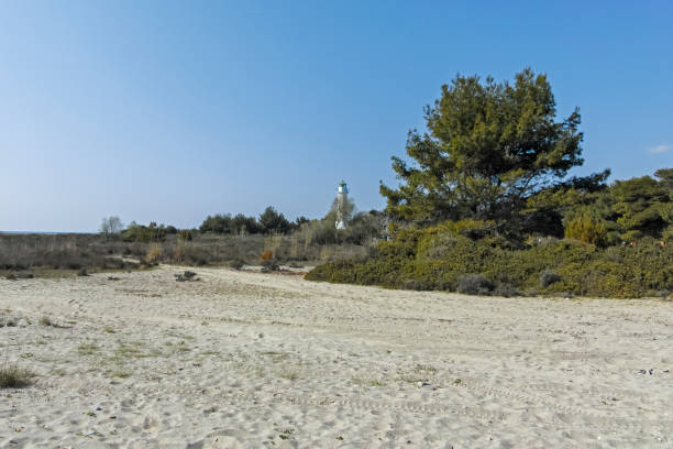 istock Famous Beach at Possidi Cape, Kassandra Peninsula, Chalkidiki, Greece 1183364897