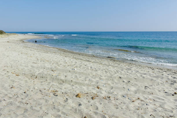 istock Famous Beach at Possidi Cape, Kassandra Peninsula, Chalkidiki, Greece 1183364938