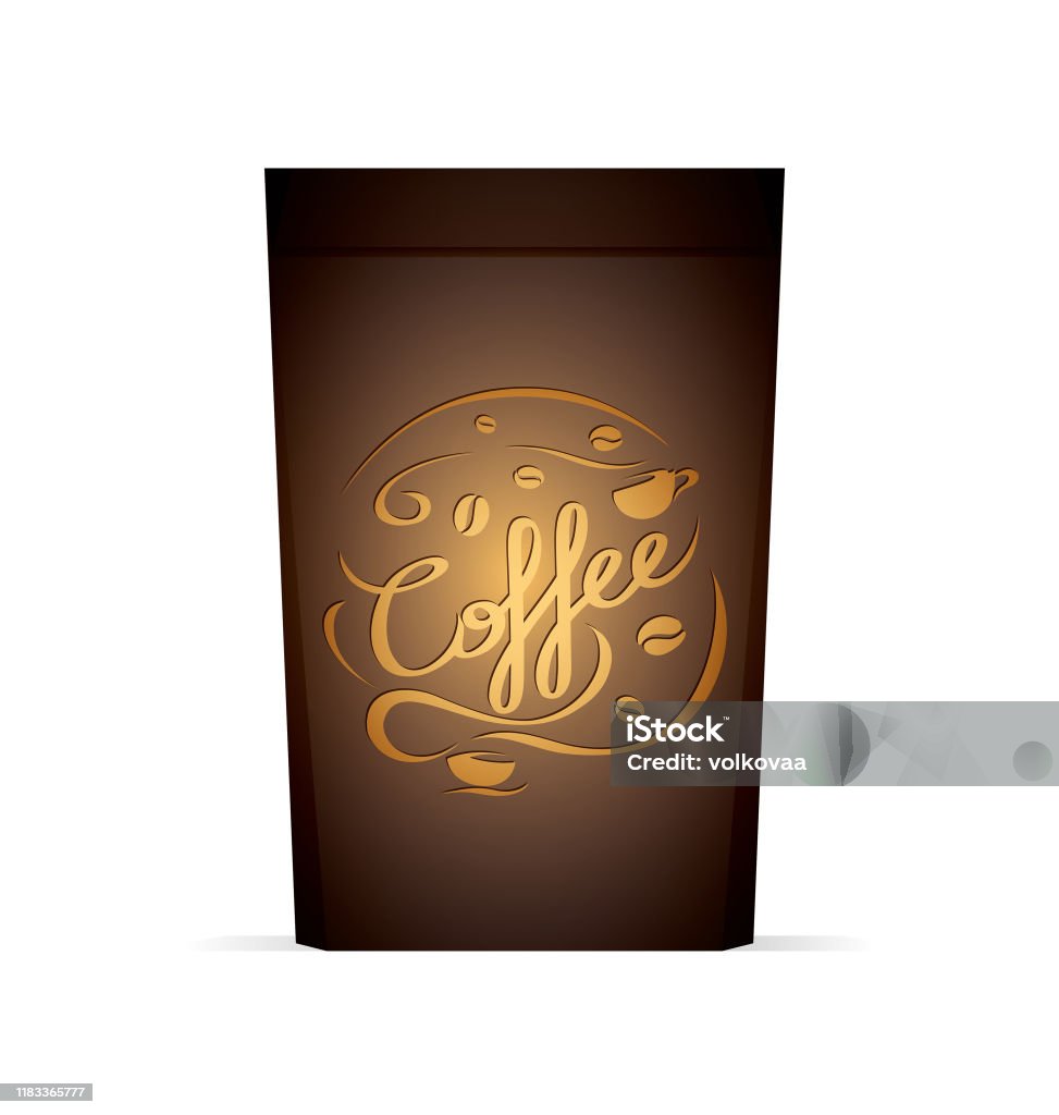 Coffe Box Vector Vector Packaging For Coffee Template Stock Illustration - Download ...
