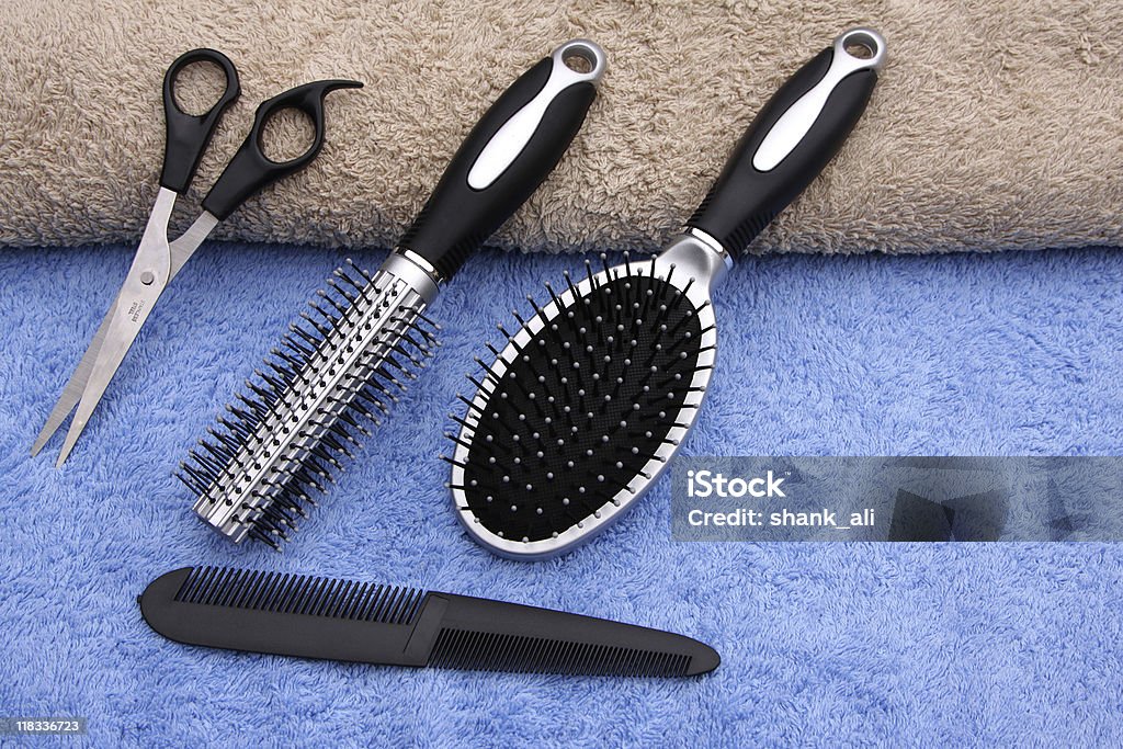 hairstyling equipamento - Royalty-free Acessório Foto de stock