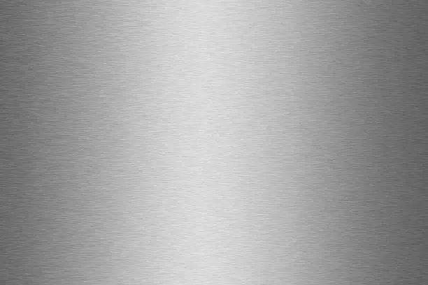 Photo of Shiny gray metal textured background surface