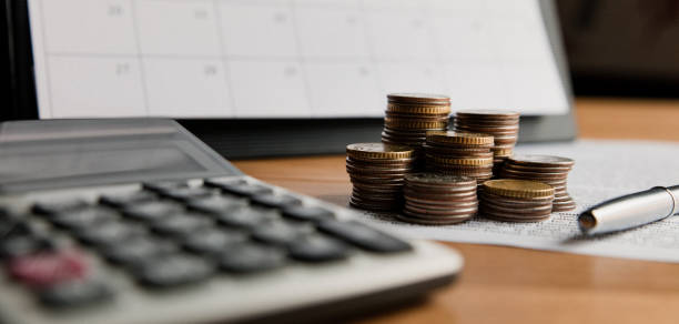 tax and finance concept stock photo