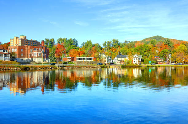 istock Autumn in Saranac Lake, New York 1183380497