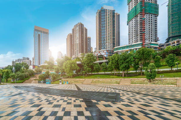 istock Chongqing Architectural Landscape and urban skyline 1183387217