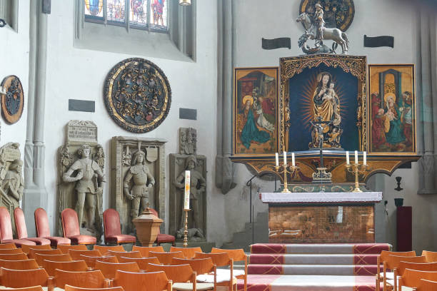 istock St. Gumbertus church Ansbach, altar 1183391817