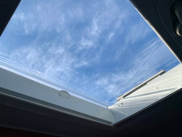 istock RV motor home detail, top ceiling window 1183393163