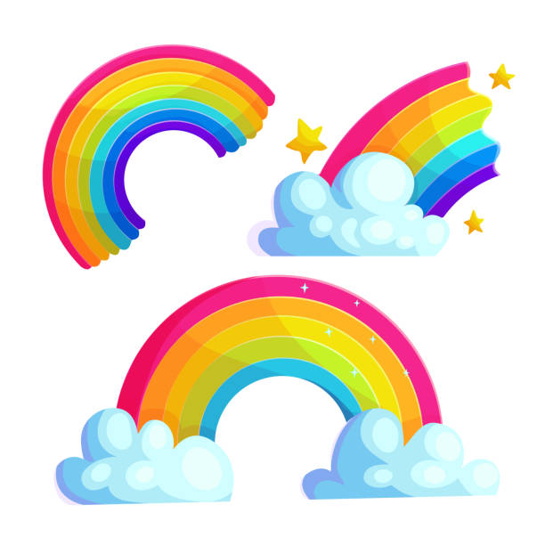 Ilustración de Arco Iris Brillante Dibujos Animados Vector Pegatinas Conjunto y más Vectores Libres de Derechos de Arco iris - iStock Ilustración de Arco Iris Brillante Dibujos Animados Vector Pegatinas Conjunto y más Vectores Libres de Derechos de Arco iris - iStock