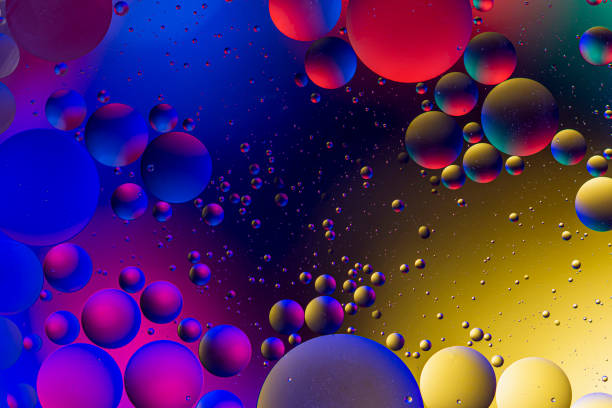 istock colorful abstract background with bubbles, water and oil effect, template image 1183398546