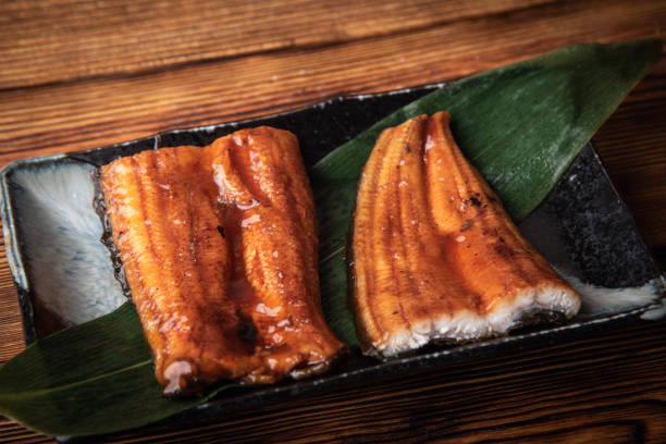 istock unagi, japanese eel on plate 1183405677