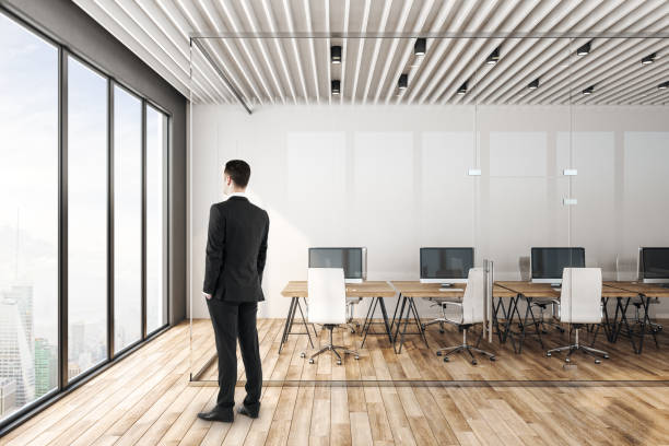 istock Businessman in office 1183405797