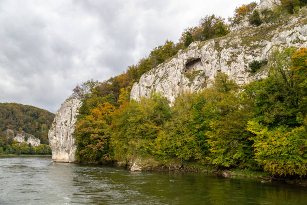 istock Danube valley at Danube breakthrough near Kelheim, Bavaria, Germany 1183413088