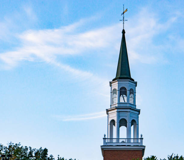 istock classic New England church steeple 1183419434