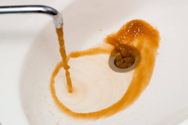 istock Dirty water from the tap 1183420534