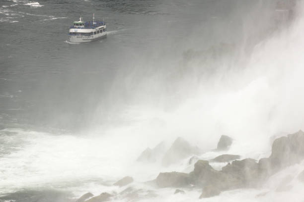 Misty Niagara Falls Canada on a Summer Day