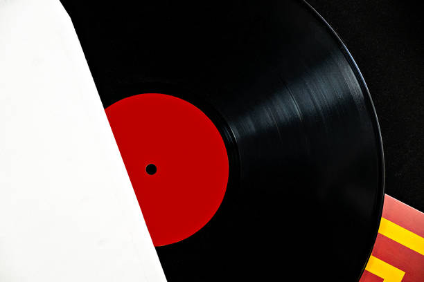 istock Vinyl record with cover 1183426946